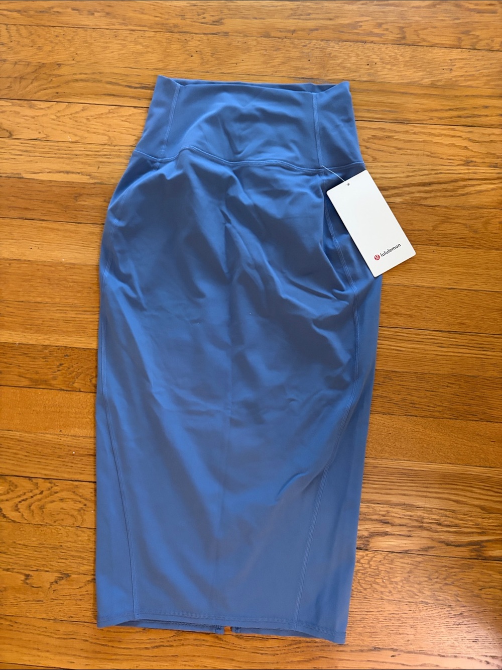 NWT Size 4 Nulu Slim-Fit HR Dusty Blue High-Rise Skirt